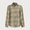 Yellow Plaid Lyocell Shirt