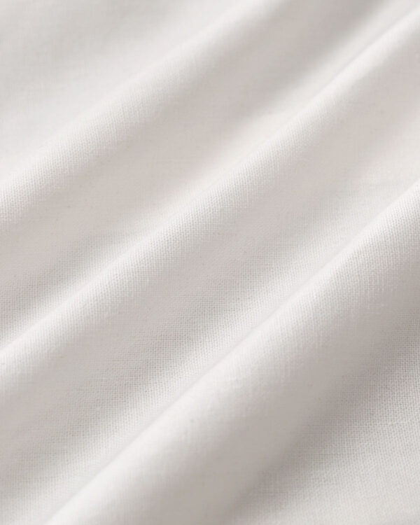White Textured Crochet Shirt - Image 3