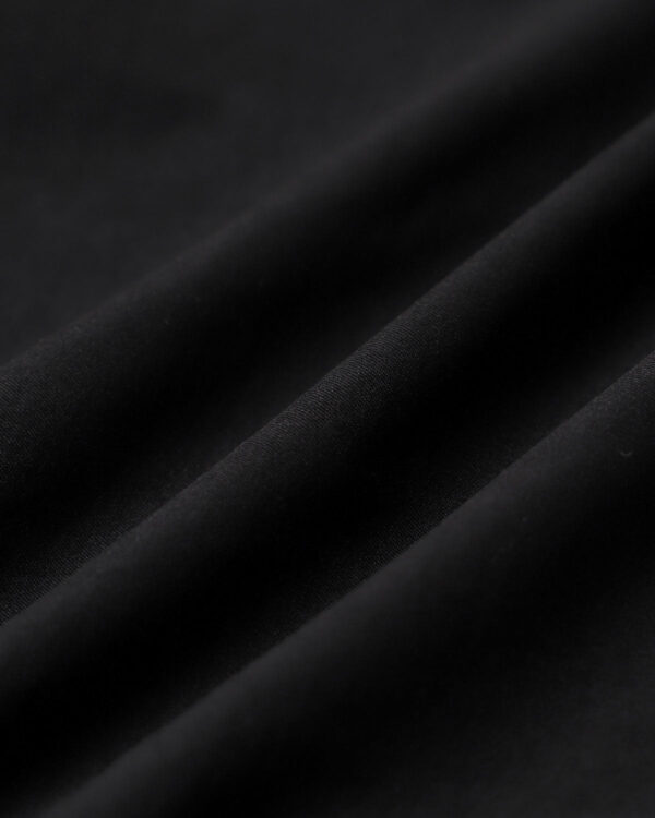 Black V-Neck Ruffle Puffed Sleeve Blouse - Image 8