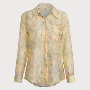 Yellow Floral Button Chelsea Shirt